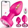 SuperLove Cute Anal Training Kit with Remote & App Pink