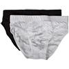 PEROFIL Confezione 2 Slip Uomo bi-Pack Medio Cotone bielastico Articolo VPRT00311, 2031 Bianco/Nero - White/Black, I 5 - D 6 - INT L
