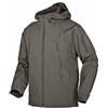 Kelmon Uomo Tattico Softshell Giacca Multifunzionale Outdoor Camouflage Militare Pile Fodera Impermeabile Antivento Calda Cappuccio Cappotto