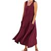 RYTEJFES Vestiti Donna Estivi Abito Estivo Donna Abito da Spiaggia Vestito Lungo Cotone Vestidos De Mujer Verano Chemisier Abiti Casa Maglina Elegante Corto Curvy Lunghi Fresco Eleganti Vestitino 5XL Taglie