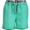 JACK & JONES Jjiaruba Jjswimshorts AKM Db WB Solid Costume da Bagno da Uomo, Verde (Biscay Green), XXL