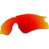 EZReplace Lenti di ricambio per occhiali da sole Oakley Si Ballistic M Frame Alpha OO9296, Rosso fuoco, Taglia unica