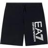 EA7 Emporio Armani Pantaloncino Uomo Shorts Core Identity in Cotone 7M001414AF22266 8033920106561-3XL Nero 3XL