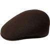 Kangol Cappellino Piatto in Lana 504, Marrone (Espresso), XL