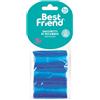Best Friend Sacchetti Igienici di Ricambio per Cani - Colori assortiti - 60 pz - 3 rotoli da 20 pz ciascuno