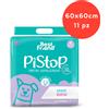 Best Friend PiStop Extra Tappetini Assorbenti con Adesivi per Cani - Misura cm 60x60 - 11 pezzi