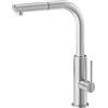 NEWFORM - KONBU miscelatore a L per lavello + doccetta [cromo spazzolato]- 72535.31.028