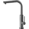 NEWFORM - KONBU miscelatore a L per lavello + doccetta [PVD brushed gun metal]- 72535.59.064