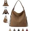 DUOL COOS Grande borsa tote convertibile zaino borsa da donna con tasche con cerniera, borsa a tracolla in tela Hobo Bag 4 in 1