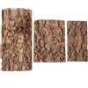 POPETPOP Decorazione Acquario Sfondo in Corteccia di Sughero Arredamento Naturale per Terrario Rettili Parete per Serbatoio Riutilizzabile Facile da Tagliare 3 Pezzi 7.87X3.94X0.47in