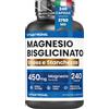 Vitastrong. Vitastrong Magnesio Bisglicinato 3750mg, 240 Capsule con Vitamina B6 | Magnesio Glicinato, Integratori Stanchezza, Magnesio Bisglicinato Puro, Magnesium Glycinate, Magnesio Bisglicinato Capsule