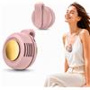 PEKJDS Ventilatore Portatile con Clip, Mini Ventilatore Senza Pale a 3 Velocità, Ventilatore Personale Ricaricabile Silenzioso per Ufficio, Viaggio, Outdoor, Cintura e Camicia (Pink)