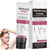 Chenzvora 60ml Crema Ascelle Sbiancante, Crema Sbiancante Corpo, Crema Schiarente Corpo, Idratante Anti Macchie Scure per Ascelle Ginocchia Gomiti Collo Interno Coscia per Donne e Uomini