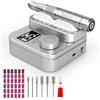 Delanie Levigatrice per unghie senza fili professionale 35000RPM, lima per unghie elettrica ricaricabile con pausa bonton per manicure pedicure