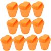 ULTECHNOVO 10 Pezzi Tappo di Scarico per Kayak in TPE Arancione, Resistente, Accessorio Professionale a Pressione per Fori di Scarico in Canoe e Kayak