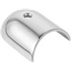 Hohopeti Tappi Finali in Acciaio Inox per Protezione Paracolpi Barche, Argento, Design Aerodinamico, vestibilità Universale, per Accessori per Mare e Imbarcazioni