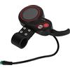 Jelquix Display LCD per Bicicletta Elettrica Misuratore Impermeabile Pannello di Controllo Connettore 5P per Scooter Elettrico 22,2 Mm ABS Resistente