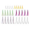 Toddmomy 30 Pezzi Esche Artificiali per Pesca Trota e Mare in PVC Design Realistico e Facile da Usare, Esche Morbide a Forma di Polpo e Calamaro per Traina Colore Casuale