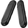 Luxshiny 2 Pezzi Scatola Porta Oggetti dalla Forma Ellittica in Plastica Nera per Punte di Freccia Chiusura Sicura e Design Raffinato, Custodia Portatile per Piccoli Accessori Sportivi