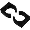 MAGICLULU 2 Pezzi Fascette Stringitubo in Nylon Nero per Barche, Morsetti Resistenti per Tubi e Aste, Riduzione Vibrazioni e Rumore, Accessori per Ambienti Marini e Kayak