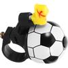 TOVINANNA Campanello Bici Forma di Pallone da Calcio Campanello Manubrio Portatile in Leggero Suono Nitido e Duraturo Accessorio per Mountain Bike e Bici da Strada Facile da Installare