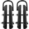 UTHCLO 2 Pezzi Morsetti per Corda da Arrampicata Heavy Duty Ganci Fissaggio Sicuro per Trave Accessori Fitness e Outdoor Blocca Corda Allenamento e Supporto Versatile per Diverse