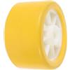 MERRYHAPY Rullo per Carrello Barca in Eva Resistente Giallo con Protezione Urti, Dimensioni 2.7 W X 4.7 Od per Rimorchi Yacht e Sentieri Ghiaiosi