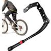 Generic Supporto per bicicletta in lega di alluminio da 17,32 pollici | laterale per bici da strada | Rastrelliera singola per mountain bike. Lightweight, per il ricambio di per il