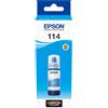 Epson 114 ecotank cyan ink bottle