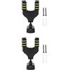 2 PCS Supporto Da Parete Per Ukulele Appendi Chitarra Muro Montaggio