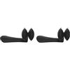 Set of 2 Tamburello Strumento Musicale Tamburelli Piedi Shaker Percussione