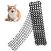 Flintronic 6 Pezzi Tappetino Anti-Gatto con Punte, 49x13cm Picchi Rete Anti Gatta, Plastica Dissuasori per Gatti, per Impedire Domestici Entrare, per Prato Giardino Interno Esterno