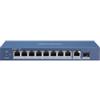 HIKVISION DS-3E0510P-E/M - UNMANAGED SWITCH 8PT POE GIGABIT + 1PT SFP + 1PT UPLINK