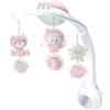 Infantino Giostrina Musicale Proiettore 3-in-1 Convertibile, Luce Notturna e Proiettore Neonato, Modalità Sveglia per Simulare la Luce del Giorno, 6 Melodie & 4 Suoni della Natura, Rosa