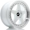 Jr Wheels Un cerchio JR Wheels JR6 17x8 ET20-35 5H Bianco CUSTOM w/ Labbro lavorato