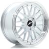 Jr Wheels Un cerchio JR JR23 18x8 ET20-42 5H CUSTOM Hyper Silver con bordo lavorato