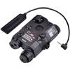 WADSN SISTEMA DI PUNTAMENTO LASER ROSSO CON TORCIA LED NERO (WDX042-B)