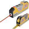 Harddo Multiuso 2,4 m LV02 laser Level Horizon Vertical misura di nastro nastro standard e metriche righello, giallo