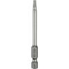 QUARKZMAN Punta Per Cacciavite A Testa Torx T20 Codolo Esagonale 1/4 Lunghezza 3 (75mm) Punta Magnetica Senza Foro Anti-Manomissione A 6 Punte Per Trapano In Acciaio S2.