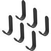 EASYKEENECOM Completo set: il set contiene 6 bellissimi ganci adesivi neri in acciaio inox extra forti, il numero sufficiente li rende perfetti per le sfide quotidiane di conservazione.