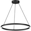 Inspire Lampadario LED design Darli nero ø60cm, luce con 3 temperature di colore 5700 lumen, INSPIRE