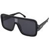 Carrera Flaglab 14 UIH/2K | Occhiali da Sole Graduati o Non Graduati | Prova Online | Unisex | Plastica | Quadrati | Nero, Grigio | Adrialenti