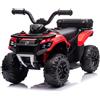 Quad Elettrico per Bambini Safari 6V con Bauletto Posteriore Rosso