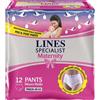 Lines - Specialist maternity mutandina assorbente per perdite post parto misura medium 12 pezzi