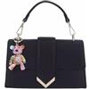 PashBAG Pash Bag BORSA Donna TRACOLLINA gioiello DA SPALLA Chiusa con pattina KAYLA (Nero)