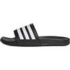 adidas Unisex - Adulto Adilette Comfort Slides, Core Black / Cloud White, 38 EU