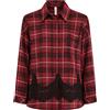 TENSIONE IN - Camicia a quadri con pizzo