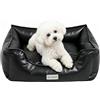 Marchul Cuccia in ecopelle per Cani, Divano letto Impermeabile per Gatti, Divanetto per Animali Domestici con Fondo Antiscivolo per Cani e Gatti di Taglia Piccola e Media, 60 × 45 cm