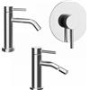 Parama Set miscelatori: lavabo bidet senza scarico e incasso doccia monocomando cromato | Bette