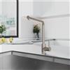 Parama Miscelatore lavello cucina orientabile in acciaio inox satinato | Zenzero